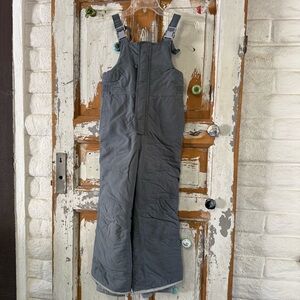 Hanna Andersson Quilted Gray Overalls